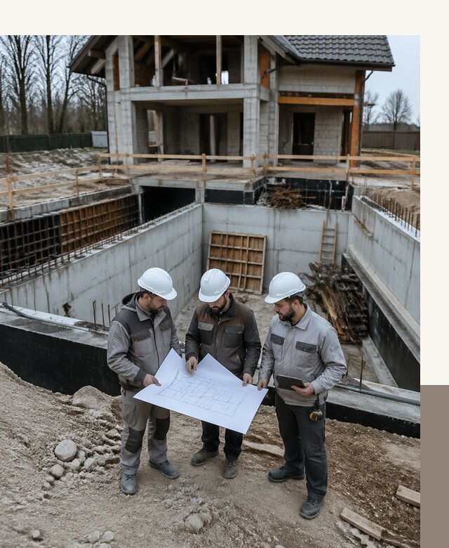 Проектирование и строительство домов с подвалом под ключ в Петергофе