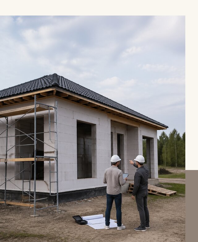 Проектирование одноэтажных домов из газобетона в Петергофе